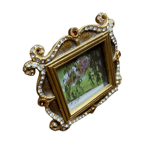 Jay Strongwater Swarovski Crystal Picture Frame - Picture 3 of 13